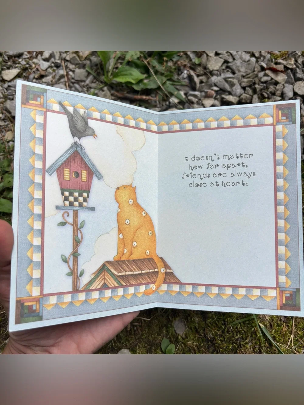 Vintage Debbie Mumm Leanin Tree Country Greeting Cards (2ct)